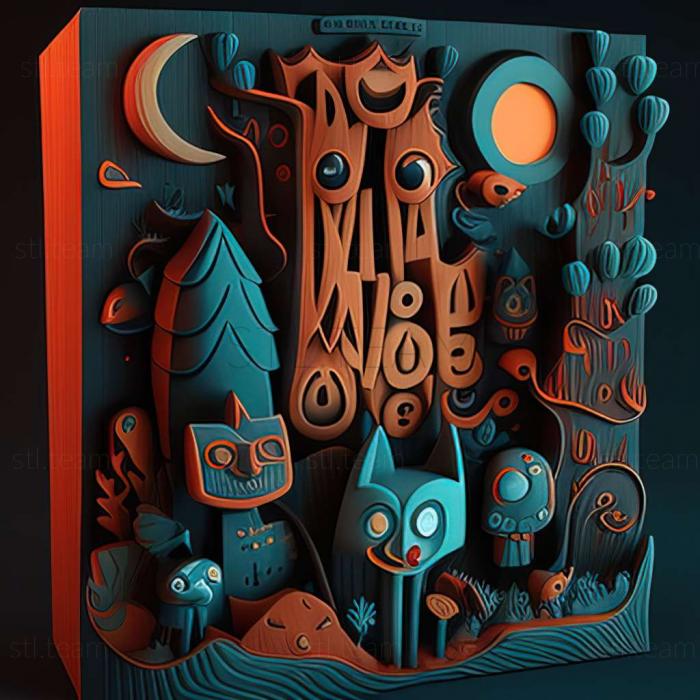 3D model Night in The Woods game (STL)